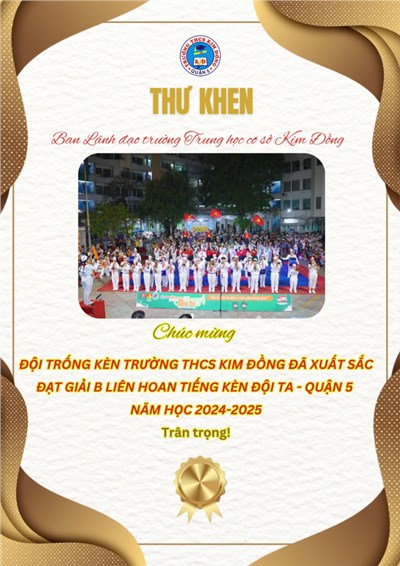 Giải B Liên hoan trống kèn đội ta - Quận 5 - Năm học 2024-2025