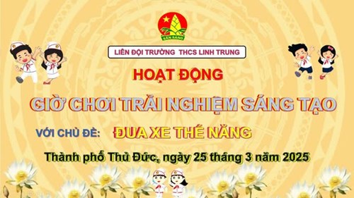 Hoạt động trải nghiêm sáng tạo  Đua xe thế năng 