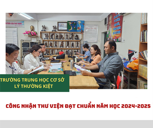 Quyết định công nhận Thư viện đạt chuẩn Năm học 2024-2025
Số: 75/QĐ-GDĐT ngày 09/5/2025