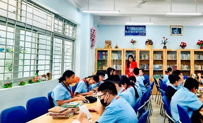 Trường THCS Ngô Quyền hưởng ứng ngày sách và văn hóa đọc Việt Nam lần thứ 4 – năm 2025