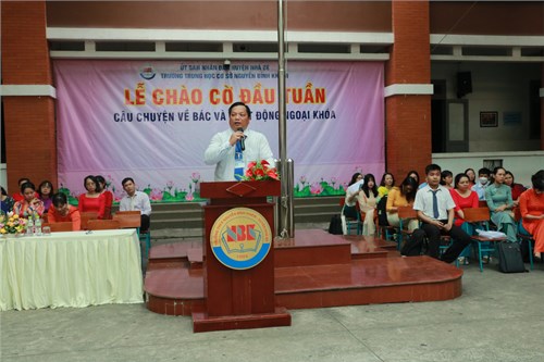 Sinh hoạt dưới cờ tuần 34 Năm học 2024 - 2025