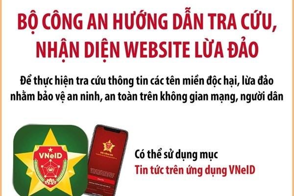Bộ Công an hướng dẫn tra cứu, nhận diện trang web lừa đảo