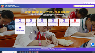 Kế hoạch Huy động trẻ ra lớp và tuyển sinh vào các lớp đầu cấp năm học 2025-2026