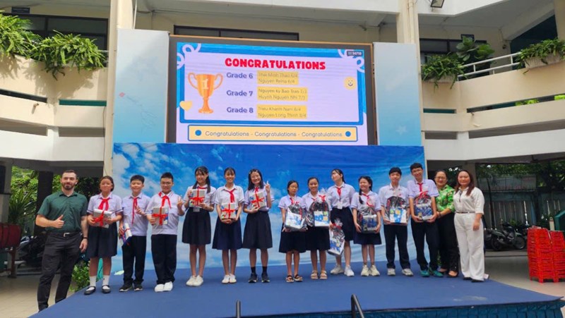 Ngày hội vui tiếng anh và vòng chung kết cuộc thi hùng biện tiếng anh năm học 2024 - 2025