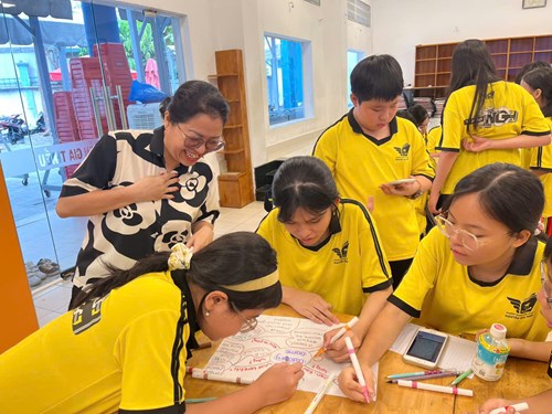 Sinh hoạt câu lạc bộ Tiếng Anh năm học 2024-2025 (15-03-2025).
