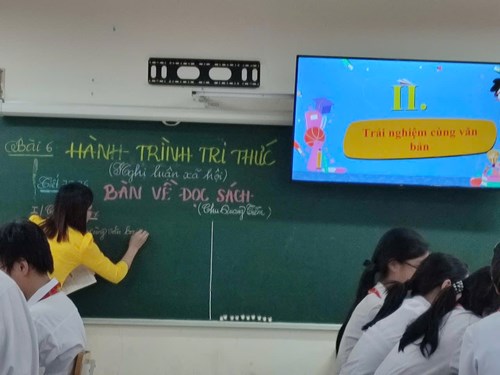 Tổ văn thao giảng tháng 1 năm học 2024-2025