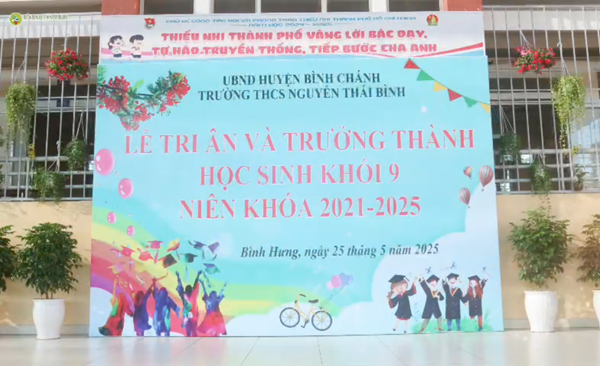 Lễ Tri ân và Trưởng thành học sinh Khối 9, Niên khoá 2021 - 2025