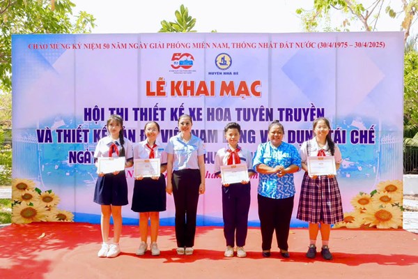 Trường THCS Nguyễn Thị Hương đạt giải Nhất tại Hội thi Thiết kế bản đồ Việt Nam với chủ đề  Thiếu nhi sáng tao - Viết tiếp tương lai .