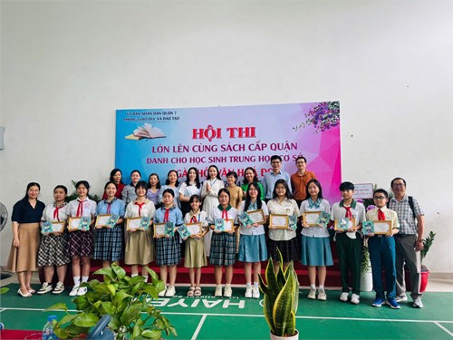 Hội thi  Lớn lên cùng sách  cấp Quận. Năm học 2024-2025