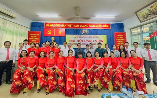 Ngày 04 tháng 01 năm 2025 Chi bộ Trường THCS Nguyễn Văn Nghi tổ chức Đại hội Đảng viên lần thứ XII nhiệm kỳ 2025 - 2027