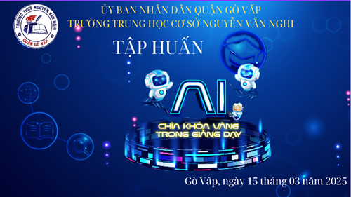 Tập huấn AI - Chìa khóa vàng trong giảng dạy