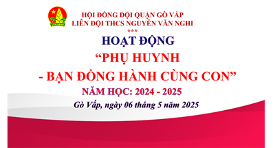 Hoạt động  Phụ huynh-Bạn đồng hành cùng con  năm học 2024 - 2025