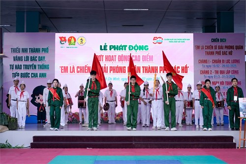 Lễ phát động chiến dịch “Em là chiến sĩ Giải phóng quân Thành phố Bác Hồ”