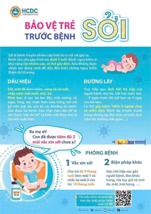 Tuyên truyền phòng chống bệnh sởi