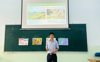Thi GVCN giỏi cấp trường, phần thi thực hành tại lớp.GV: Lê Trung Hậu - Lớp 6/2