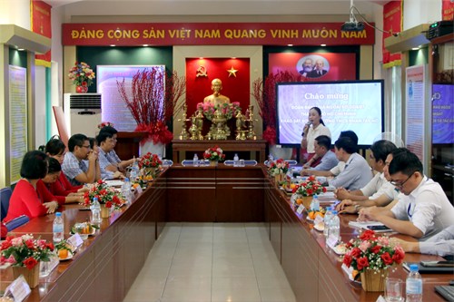 Đoàn đánh giá ngoài Sở GD&ĐT Thành phố Hồ Chí Minh tiến hành khảo sát sơ bộ tại Trường Trung học cơ sở Phan Tây Hồ ngày 27/3/2025.