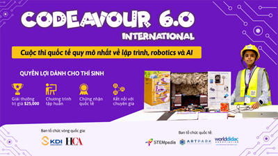 Cuộc thi lập trình quốc tế Codeavour 6.0 – Ươm mầm tài năng công nghệ