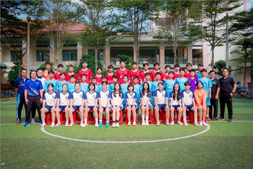Đội Bóng đá trường THCS Phước Bình thắng lớn tại Giải thể thao học sinh thành phố Thủ Đức, năm học 2024 - 2025