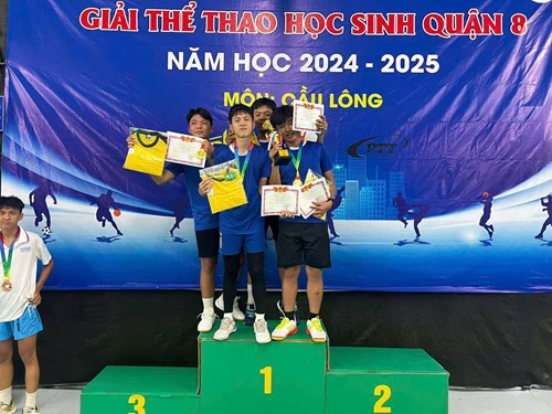 Giải thể thao học sinh quận 8 năm học 2024-2025