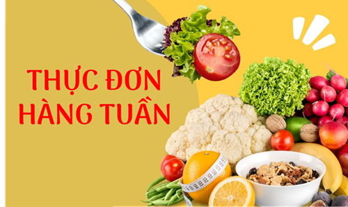 Thực đơn từ ngày 03/3/2025 đến ngày 07/3/2025