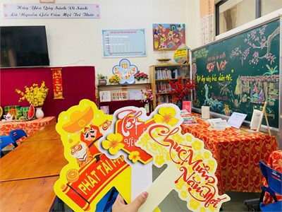Tổ Ngữ văn trường THCS Tân Thới Hòa kết hợp với Thư viện tổ chức hoạt động đọc sách với chủ đề  TẾT VIỆT - NÉT ĐẸP VĂN HÓA DÂN TỘC  từ ngày 06/01 đến 15/01/2025
