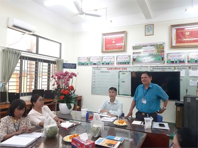 Trường THCS Tân Thới Hòa họp Chi Bộ tháng 5/2025