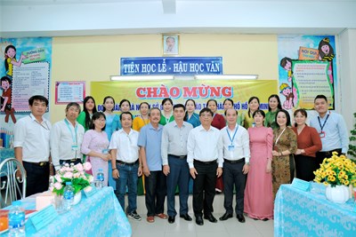 Đón đoàn đánh giá ngoài sở gd&đt thành phố hồ chí minh khảo sát sơ bộ trường thcs tân xuân
