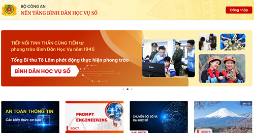 Giới thiệu nền tảng Bình dân học vụ số