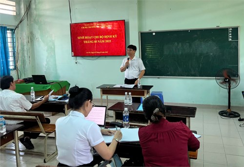 Sinh hoạt Chi bộ định kỳ tháng 05 năm 2025