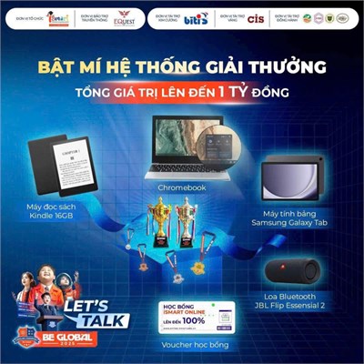 Giải Thưởng  Khủng  - Hành Trình Chinh Phục Ismart English Champion 2025 Thêm Phần Hào Hứng!