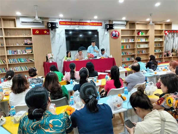 Trường THCS Tôn Thất Tùng tổ chức Đại hội đại biểu cha mẹ học sinh cuối học kỳ 2, năm học 2024 - 2025