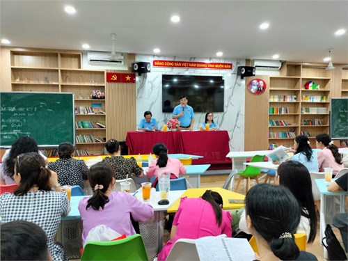 Trường THCS Tôn Thất Tùng Họp Hội Đồng Sư Phạm Tháng 4, năm học 2024 - 2025