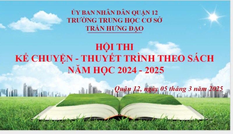 Hội thi Kể chuyện - Thuyết trình theo sách năm học 2024 - 2025