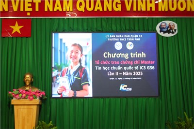 Lễ trao chứng chỉ master ic3 – năm 2025