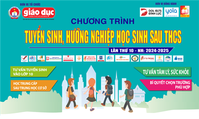 Chương trình tuyển sinh, hướng nghiệp học sinh sau thcs lần thứ 10, năm học 2024 - 2025