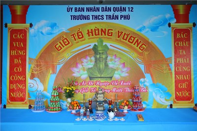 Trường thcs trần phú trang trọng tổ chức lễ giỗ tổ hùng vương – tri ân cội nguồn dân tộc