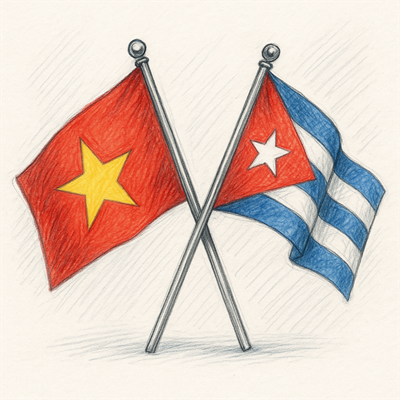 Chúc mừng bạn Hàn Thị Hồng Hương đạt Giải tranh triển lãm cuộc thi “Thiếu nhi Việt Nam - Cuba, thắm tình hữu nghị”