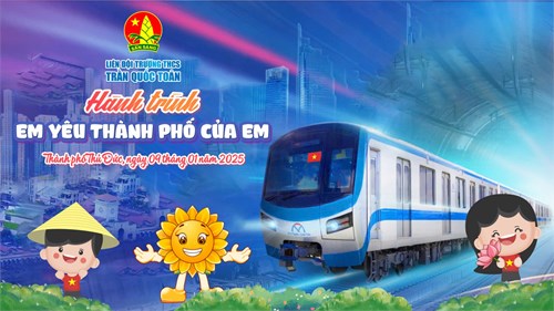 Hành trình  em yêu thành phố  - tham quan tuyến metro