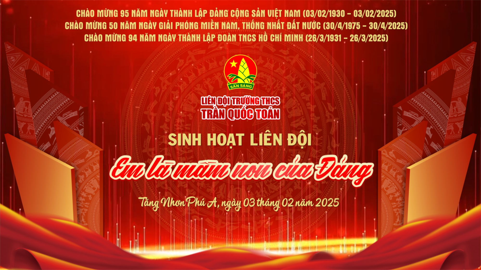 Chào mừng 95 năm ngày thành lập đảng cộng sản việt nam (03/02/1930 - 03/02/2025)