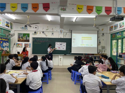 Hình ảnh tiết dạy nghiên cứu bài học môn KHTN_Bài minh họa Động vật_GV thực hiện Đặng Thị Ngọc Mai