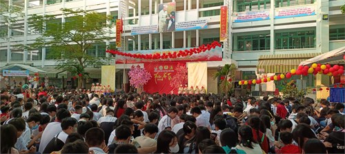 Hoạt động trải nghiệm Hội xuân trường THCS Tùng Thiện Vương năm 2025