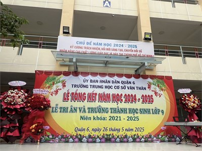 Lễ tổng kết năm học 2024 - 2025 và tri ân thầy cô – Một chặng đường không quên